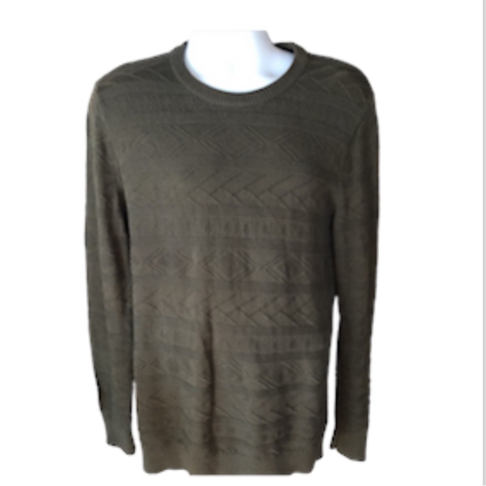 Old Navy crew neck sweater casual army green size large men’s sweater